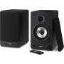 Sharp CP-SS30(BK) Pareja Altavoces estantería Activos 2vías, 60W RMS (2x30W) Carcasa Madera, Bluetooth v5.0, USB, óptica,