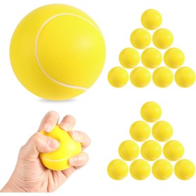 JSMTKJ Pelotas de Tenis de Espuma - 12 Piezas Deportivas de Esponja y Rebote Suave para Niños y Adultos