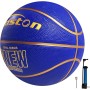 Senston Balon Baloncesto Tamaño 7 Interior/Exterior Balon de Baloncesto Adulto/Principiante