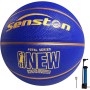 Senston Balon Baloncesto Tamaño 7 Interior/Exterior Balon de Baloncesto Adulto/Principiante