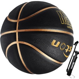 Senston Balon Baloncesto Tamaño 7 Interior/Exterior Balon de Baloncesto Adulto/Principiante