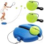 DAKLUNAR Juego de entrenador de tenis, tabla de base con 2 pelotas de rebote, herramienta de entrenamiento para entrenamiento de
