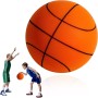 ZoneYan Balon Baloncesto Silencioso, Pelota de Espuma de Alta Densidad Sin Revestimiento, Silent Basketball Indoor, Pelota