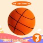 ZoneYan Balon Baloncesto Silencioso, Pelota de Espuma de Alta Densidad Sin Revestimiento, Silent Basketball Indoor, Pelota
