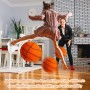 ZoneYan Balon Baloncesto Silencioso, Pelota de Espuma de Alta Densidad Sin Revestimiento, Silent Basketball Indoor, Pelota