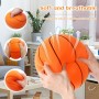 ZoneYan Balon Baloncesto Silencioso, Pelota de Espuma de Alta Densidad Sin Revestimiento, Silent Basketball Indoor, Pelota