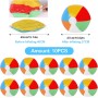 Pelotas de Playa, Glovios 10 Piezas Pelotas Piscina, Fútbol Inflable, Pelota Playa Inflable para Juguetes de Playa Verano