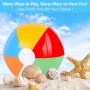 Pelotas de Playa, Glovios 10 Piezas Pelotas Piscina, Fútbol Inflable, Pelota Playa Inflable para Juguetes de Playa Verano