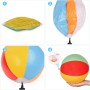 Pelotas de Playa, Glovios 10 Piezas Pelotas Piscina, Fútbol Inflable, Pelota Playa Inflable para Juguetes de Playa Verano