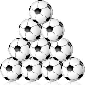 Pelotas de Playa, Glovios 10 Piezas Pelotas Piscina, Fútbol Inflable, Pelota Playa Inflable para Juguetes de Playa Verano
