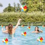 Pelotas de Playa, Glovios 10 Piezas Pelotas Piscina, Fútbol Inflable, Pelota Playa Inflable para Juguetes de Playa Verano