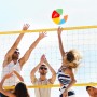 Pelotas de Playa, Glovios 10 Piezas Pelotas Piscina, Fútbol Inflable, Pelota Playa Inflable para Juguetes de Playa Verano