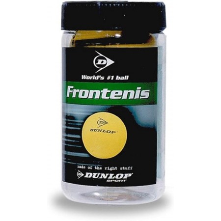 Dunlop Frontenis - Pelotas de raquetbol, Color Amarillo, Talla 2