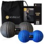 [PELOTA DOBLE DE LIBERACIÒN MYOFASCIAL 12CM & 8CM] Bolas de Masaje - Massage Ball Set - Pelota Liberacion Myofascial - Pelota