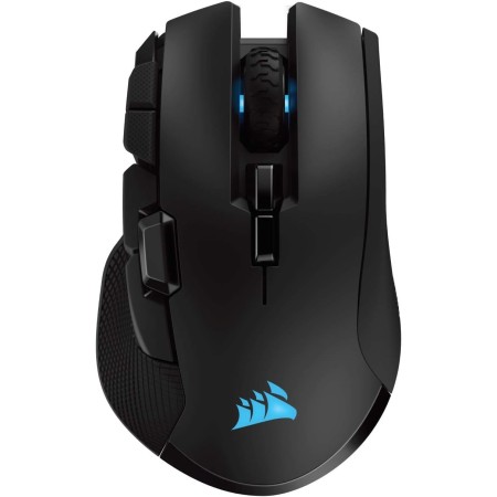Corsair IRONCLAW RGB inalámbrico Ratón para Juegos FPS/MOBA - 18.000 PPP - 10 Botones Programables - Diseñado para Manos Grandes