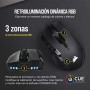 Corsair IRONCLAW RGB inalámbrico Ratón para Juegos FPS/MOBA - 18.000 PPP - 10 Botones Programables - Diseñado para Manos Grandes