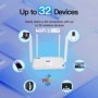 Enrutador WiFi KuWFi 4G LTE 300Mbps de alta velocidad 2,4G con ranura 