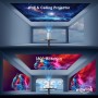 [Apps integradas & 2025 Upgraded] Mini Proyector con WiFi 6 Bluetooth 5.4 Support 4K 1080P Auto Keystone 180° Rotable Proyector