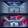 [Apps integradas & 2025 Upgraded] Mini Proyector con WiFi 6 Bluetooth 5.4 Support 4K 1080P Auto Keystone 180° Rotable Proyector
