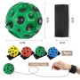 Meleager Juguetes para Adultos para niños, Pelotas de Muñeca Deportivas, Pelotas Munequera con Cuerda Elástica, 4 Piezas Bola de
