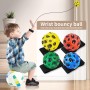 Meleager Juguetes para Adultos para niños, Pelotas de Muñeca Deportivas, Pelotas Munequera con Cuerda Elástica, 4 Piezas Bola de