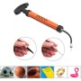 DDUO Bomba de Globo portátil, Kit de Bomba de Aire con Aguja, Boquilla, Manguera de extensión para balones de Baloncesto,