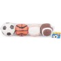 Lena-62164 Balones de Futbol Set, Multicolor (SiMM Spielwaren GmbH 62164)