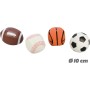 Lena-62164 Balones de Futbol Set, Multicolor (SiMM Spielwaren GmbH 62164)