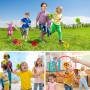 JurciCat 6 PCS Pelota Goma Espuma Elasticidad ultraelevada Pelota saltarina Easy To Grip and Catcher Pelota saltarina niños