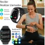 Reloj Inteligente Hombre Mujer, 1.85" Smartwatch con Llamadas y Diales Bluetooth, 112+ Modos Deportivos Reloj Monitor de Sueño,