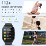 Reloj Inteligente Hombre Mujer, 1.85" Smartwatch con Llamadas y Diales Bluetooth, 112+ Modos Deportivos Reloj Monitor de Sueño,
