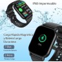 Reloj Inteligente Hombre Mujer, 1.85" Smartwatch con Llamadas y Diales Bluetooth, 112+ Modos Deportivos Reloj Monitor de Sueño,