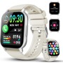 Reloj Inteligente Hombre Mujer, 1.85" Smartwatch con Llamadas y Diales Bluetooth, 112+ Modos Deportivos Reloj Monitor de Sueño,