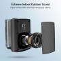 Altavoz Herdio Bluetooth para interiores y exteriores de 4 pulgadas Altavoz impermeables de patio montado en la pared, Color