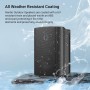 Altavoz Herdio Bluetooth para interiores y exteriores de 4 pulgadas Altavoz impermeables de patio montado en la pared, Color
