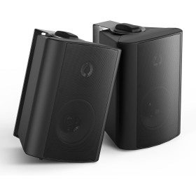 Altavoz Herdio Bluetooth para interiores y exteriores de 4 pulgadas Altavoz impermeables de patio montado en la pared, Color