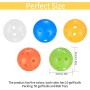 Xiaomoyu 28 Piezas Pelotas de Práctica de Golf, Pelotas de Golf de Práctica Hueca con Flujo de Aire, Pelotas de Plástico 40 mm