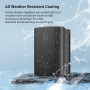 Altavoz Herdio Bluetooth para interiores y exteriores de 4 pulgadas Altavoz impermeables de patio montado en la pared, Color