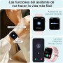 IOWODO Reloj Inteligente Hombre y Mujer, Smartwatch con 2 Correas, 1.85" Reloj Deporte con Función Llamadas y WhatsApp Mensajes