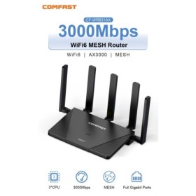 COMFAST WiFi6 enrutador inalámbrico de malla de alta velocidad 3000Mbp