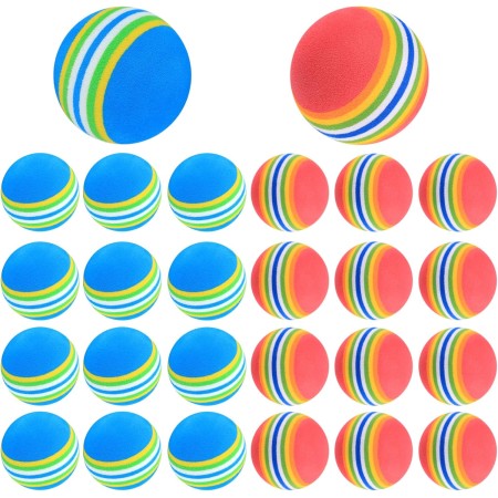 Xiaomoyu Bolas de Golf, Pelotas de Golf de Práctica, Pelotas Golf de Esponja Espuma, Parque de Bolas Colores para Niños,