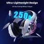 Tatybo Cascos Gaming, Auriculares Gaming con Graves Envolventes 3D, Micrófono Reducción De Ruido Y Almohadillas De Proteína,