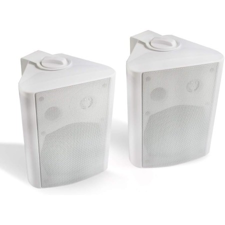 Herdio Altavoces para Exteriores, 200 vatios, 5.25 Pulgadas, Altavoz al Aire Libre, Impermeable para Patio, Interior y Exterior,