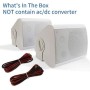 Herdio Altavoces para Exteriores, 200 vatios, 5.25 Pulgadas, Altavoz al Aire Libre, Impermeable para Patio, Interior y Exterior,
