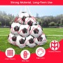 Xpieoyrm 2 Piezas Bolsas De Red De Pelota, Red De Voleibol Portátil, Puede Contener 10 Bolas, Bolsa de Malla de Pelota