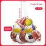 Xpieoyrm 2 Piezas Bolsas De Red De Pelota, Red De Voleibol Portátil, Puede Contener 10 Bolas, Bolsa de Malla de Pelota