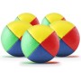 Diabolo Freizeitsport Juego de 5 pelotas de malabares (62 mm, rellenas de mijo sostenible, impermeables, piel sintética, para