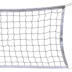 SIVENKE Red de Voleibol de Playa Red de Vóle de Deporte al Aire Libre Volleyball Net 9,5m x 1m - Sin Marco