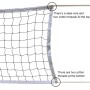 SIVENKE Red de Voleibol de Playa Red de Vóle de Deporte al Aire Libre Volleyball Net 9,5m x 1m - Sin Marco