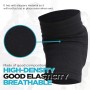 Bodyprox - Rodilleras de voleibol para jóvenes (1 par, unisex)